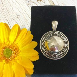 RETIRED - James Avery dome pendant with ribbon